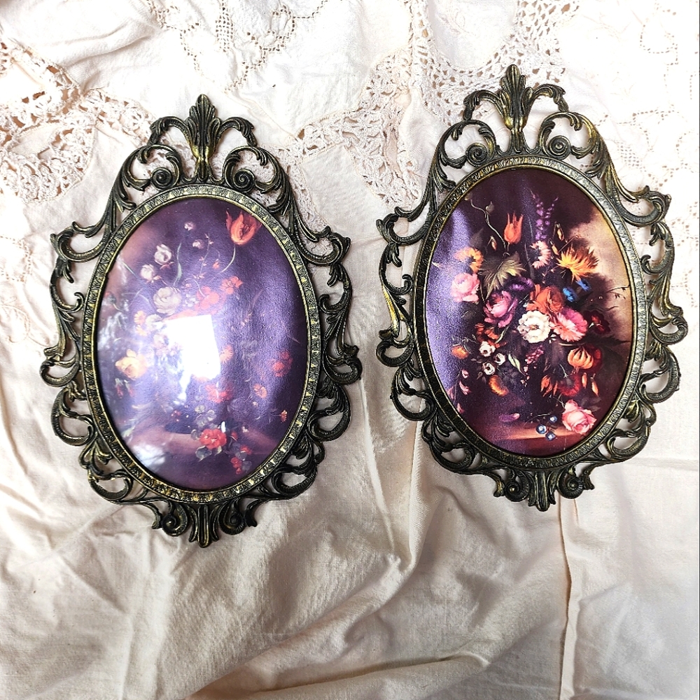 Floral vintage wall art